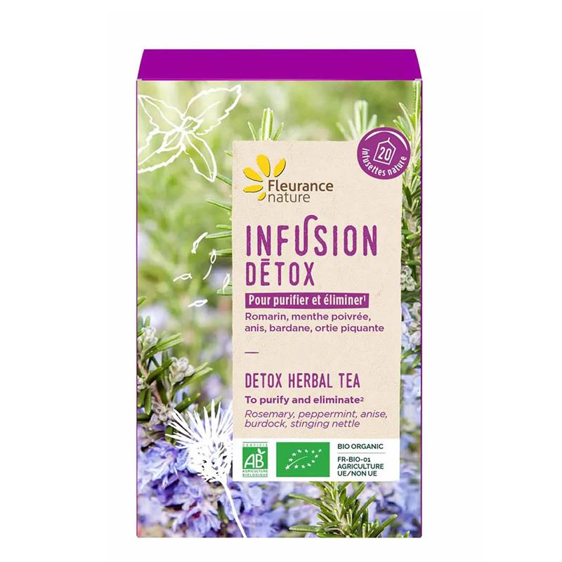Ceai de Plante Detox Bio 20 plicuri Fleurance