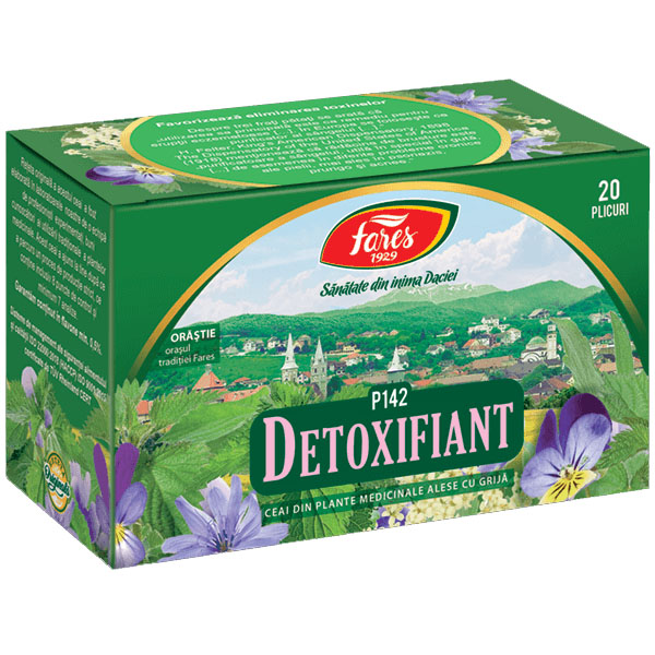 Ceai Detoxifiant 20 plicuri Fares