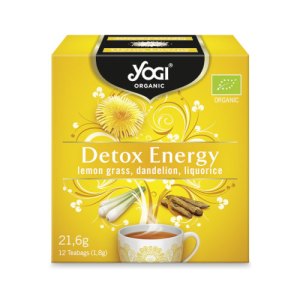 Ceai Detoxifiant cu Lemongrass, Papadie si Lemn Dulce 21.60gr Yogi Tea
