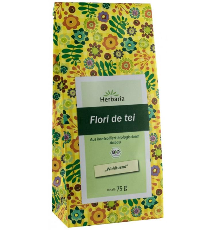 Ceai din Flori de Tei Bio 75gr Herbaria