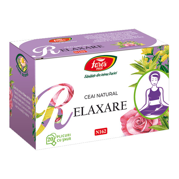 Ceai din Plante Medicinale Relaxare 20 plicuri Fares