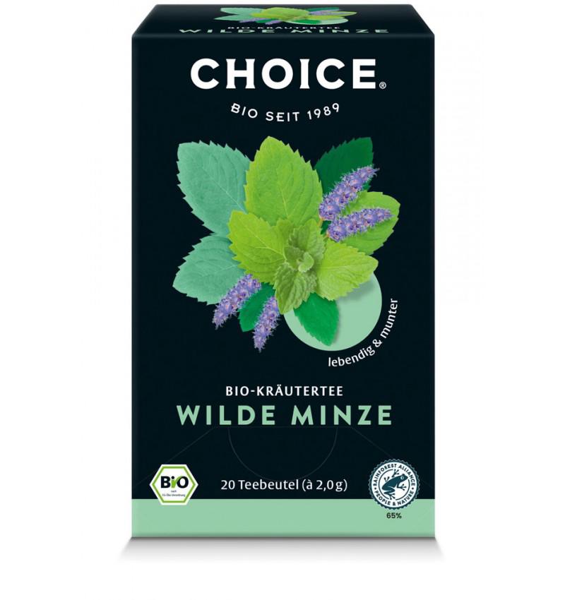 Ceai din Plante Menta Salbatica Bio 20 pliculete x 2 grame Choice