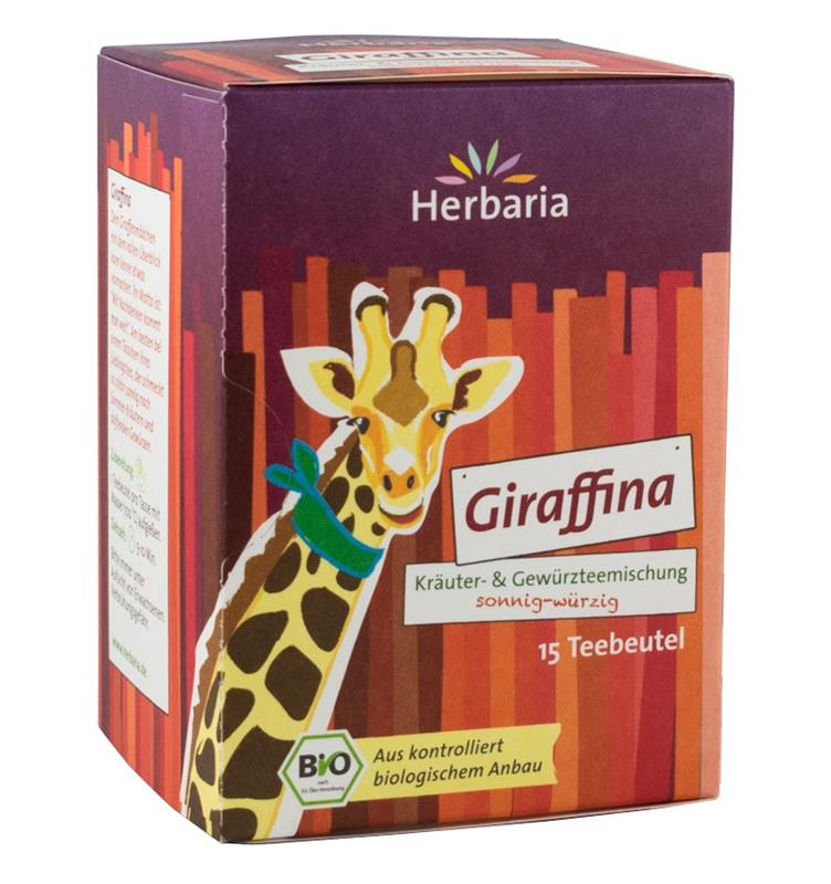 Ceai din Plante si Condimente Bio Giraffina 15x1.8gr Herbaria