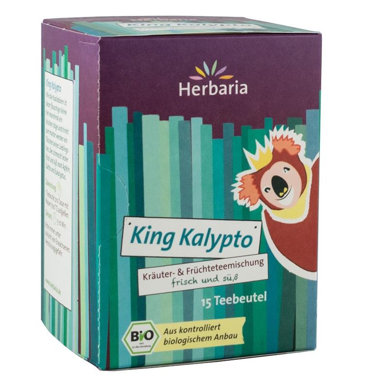 Ceai din Plante si Fructe Bio King Kalypto 15x2gr Herbaria