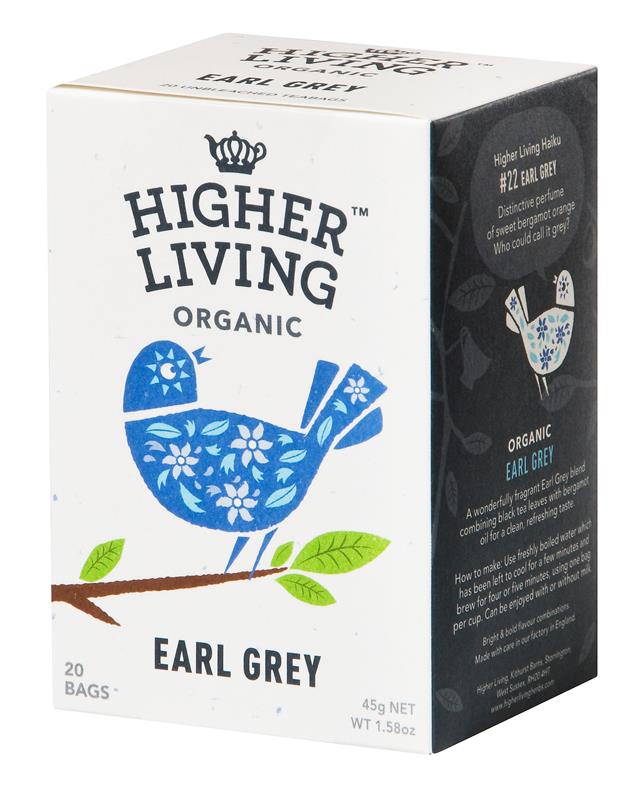 Ceai Earl Grey Bio 20plicuri Higher Living