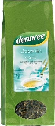 Ceai Ecologic Verde cu Iasomie Dennree 100gr