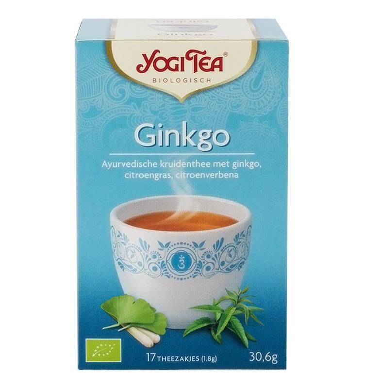 Ceai Ginkgo Bio 17 pliculete Yogi Tea