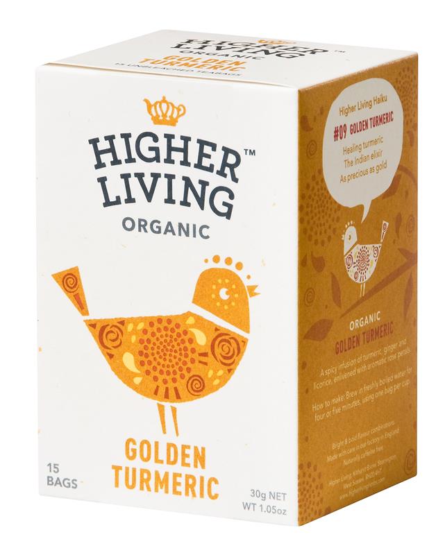 Ceai Golden Turmeric Bio 15plicuri Higher Living