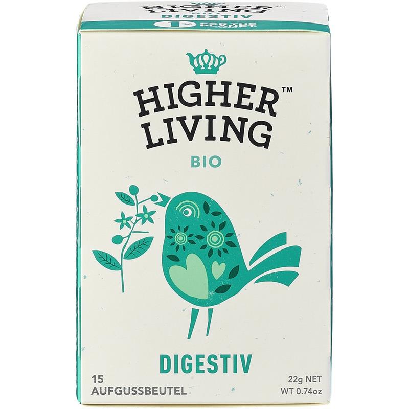 Ceai Incantare pentru Digestie Bio 15 plicuri Higher Living