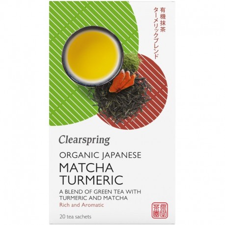 Ceai Matcha Turmeric Bio 20 doze Clearspring