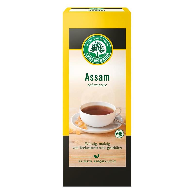 Ceai Negru Assam Bio 20 plicuri Lebensbaum