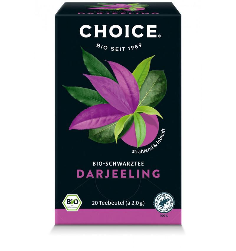Ceai Negru Darjeeling Bio 20 pliculete x 2 grame Choice