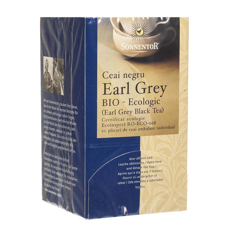 Ceai Negru Earl Grey Eco Sonnentor 90gr