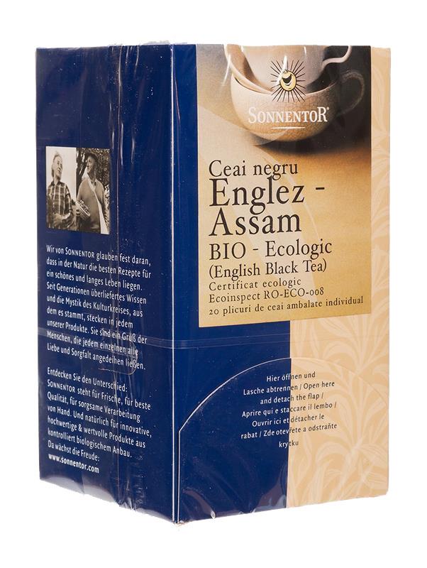 Ceai Negru Englez-Assam Bio Sonnentor 18dz