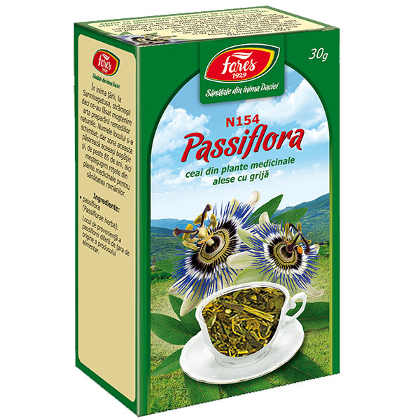Ceai Passiflora Iarba 30 grame Fares