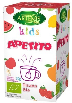 Ceai Pofta de Mancare Copii Bio Artemis 20x1.5gr