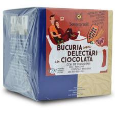 Ceai Premium Bucuria Unei Delectari cu Ciocolata Bio Sonnentor 12dz