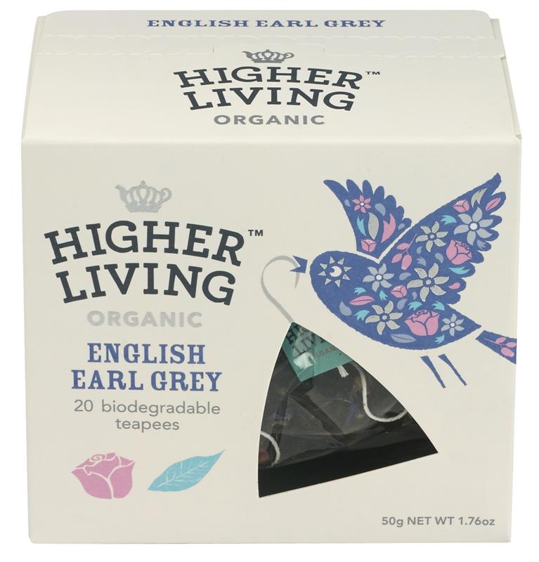 Ceai Premium English Earl Gray Bio 20plicuri Higher Living