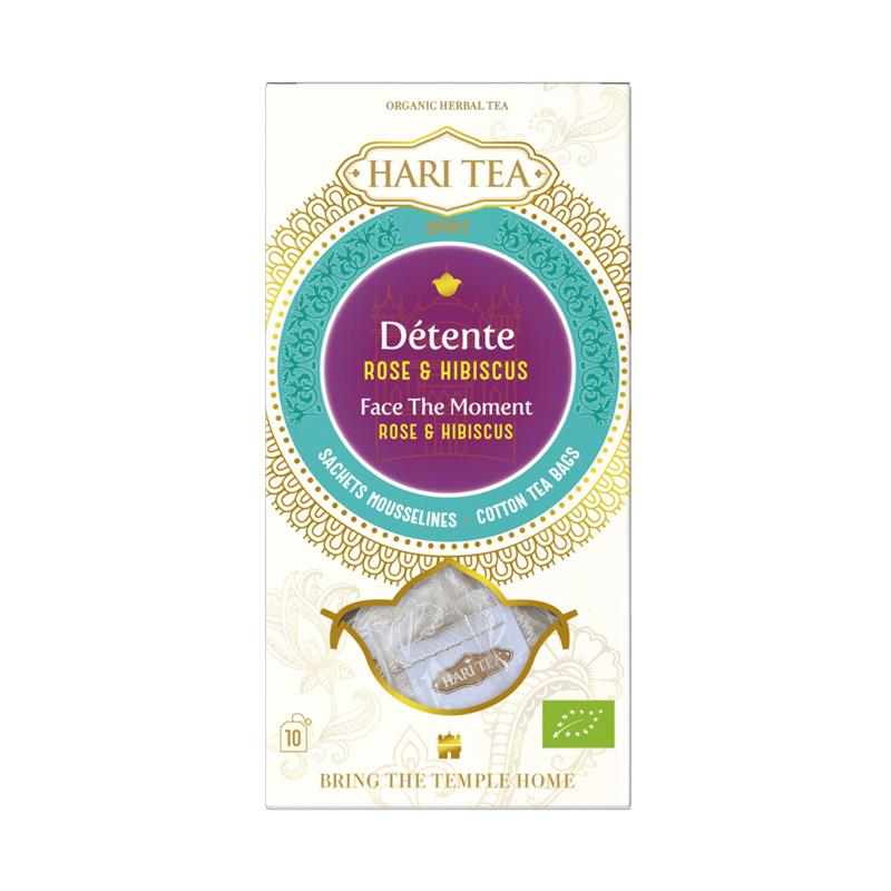Ceai Premium Face the Moment Trandafiri si Hibiscus Bio Hari Tea 10dz