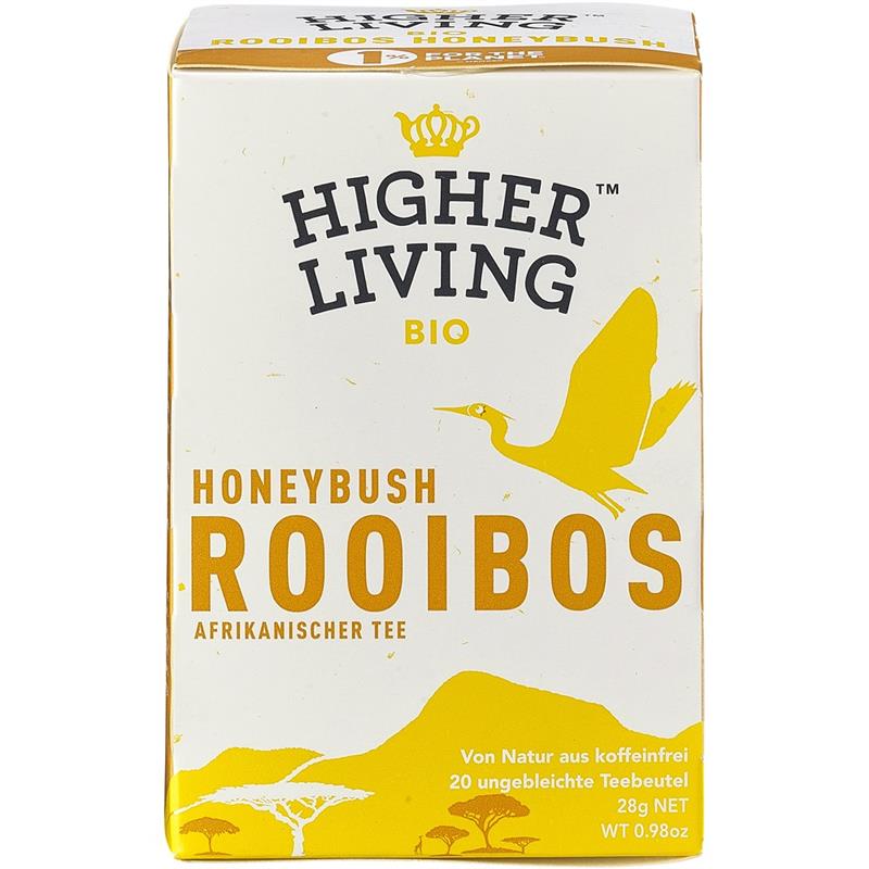 Ceai Rooibos Honeybush Bio 20 plicuri Higher Living