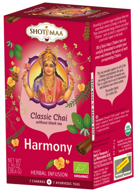 Ceai Shoti Maa Chakras Harmony Chai Clasic Bio 16dz