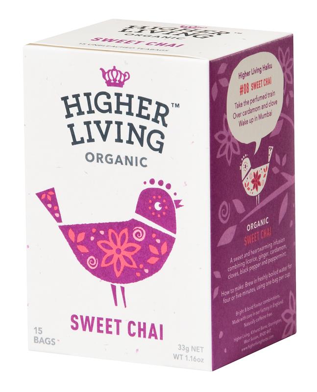 Ceai Sweet Chai Bio 15plicuri Higher Living
