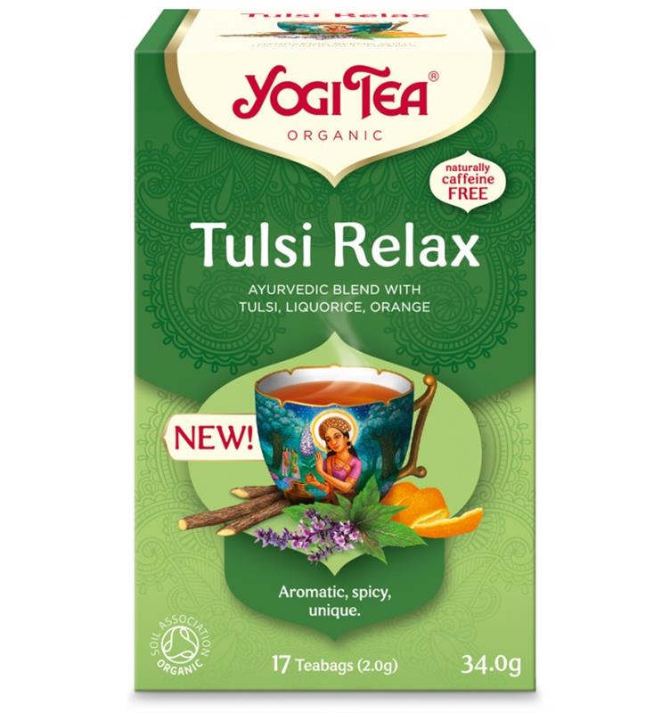 Ceai Tulsi Relax Bio 17 pliculete Yogi Tea