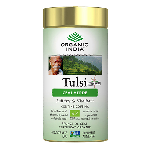 Ceai Verde Antistres Tulsi 100gr Organic India