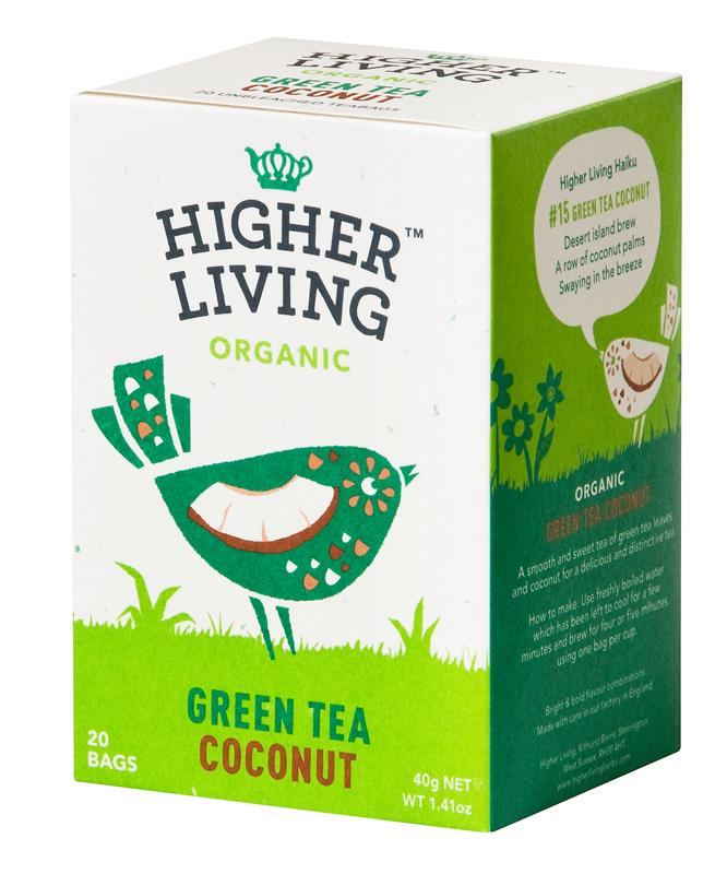 Ceai Verde Cocos Bio 20plicuri Higher Living