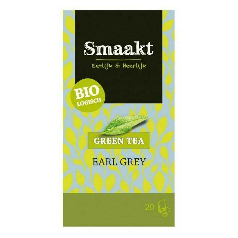 Ceai Verde Earl Grey Bio 20 plicuri Smaakt