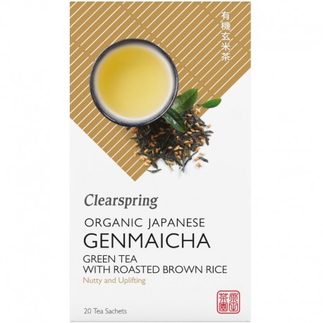 Ceai Verde Genmaicha Bio Clearspring 20dz