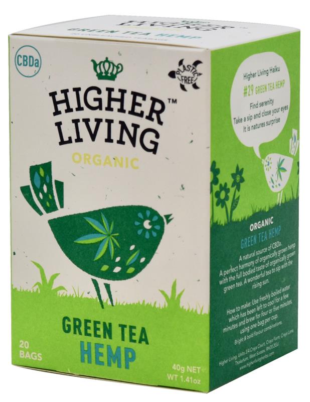 Ceai Verde Hemp Bio 20plicuri Higher Living