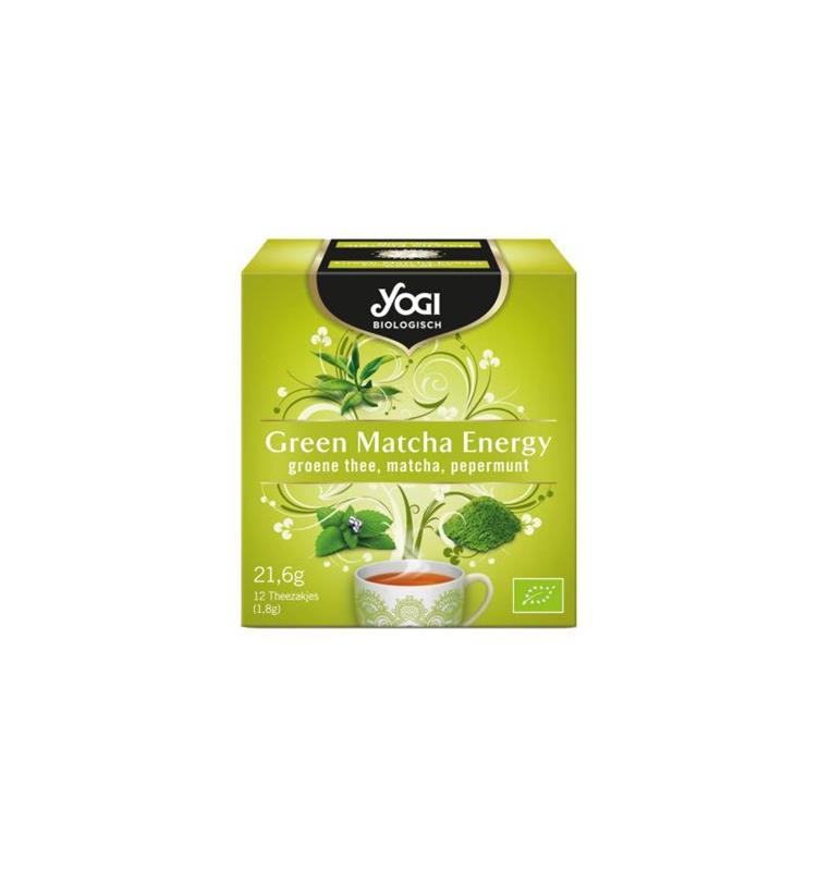 Ceai Verde Matcha Energy Bio 12 pliculete Yogi Tea