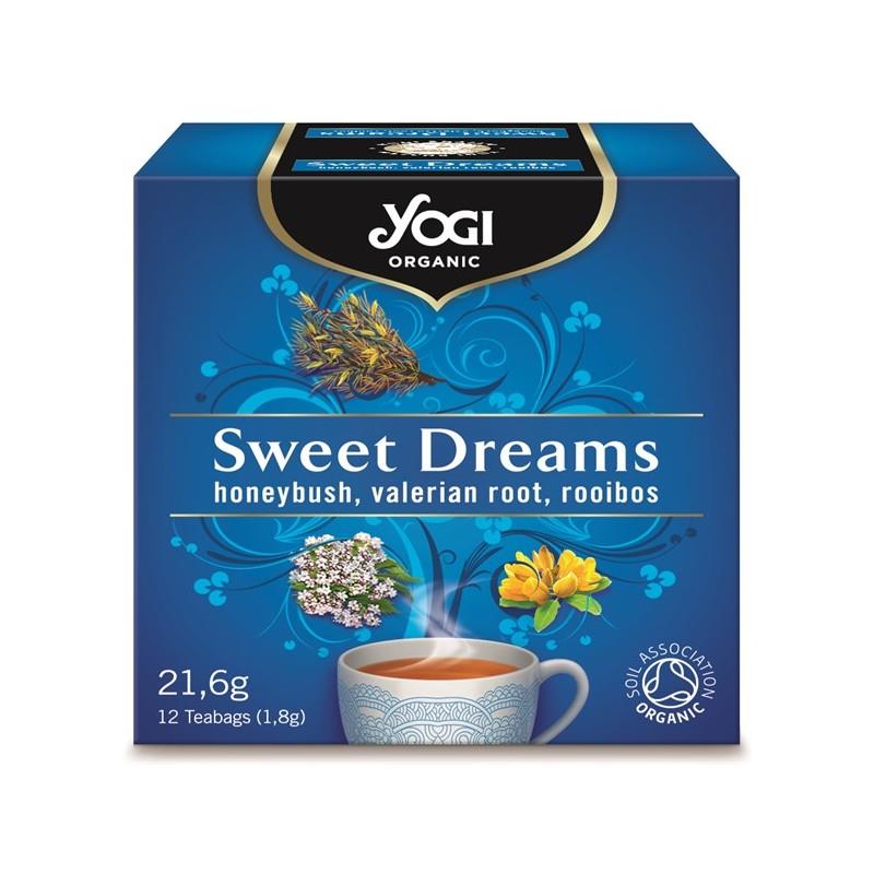 Ceai Vise Placute cu Miere, Valeriana si Rooibos Bio 21.60gr Yogi Tea