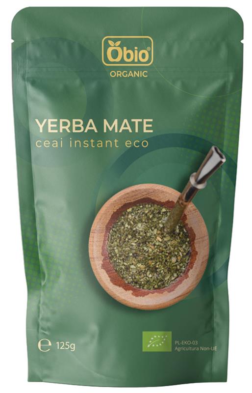 Ceai Yerba Mate Instant Bio 125 grame Obio