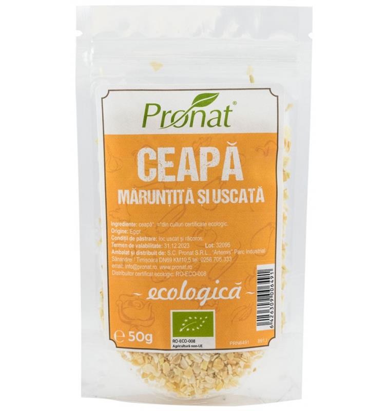 Ceapa Maruntita si Uscata Bio 50gr Pronat