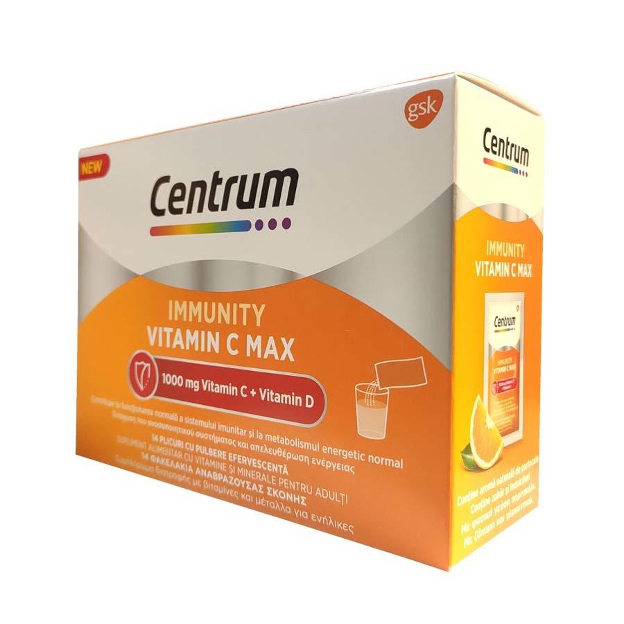 Centrum Imunity Vitamina C Max + D 1000 miligrame 14 plicuri GSK