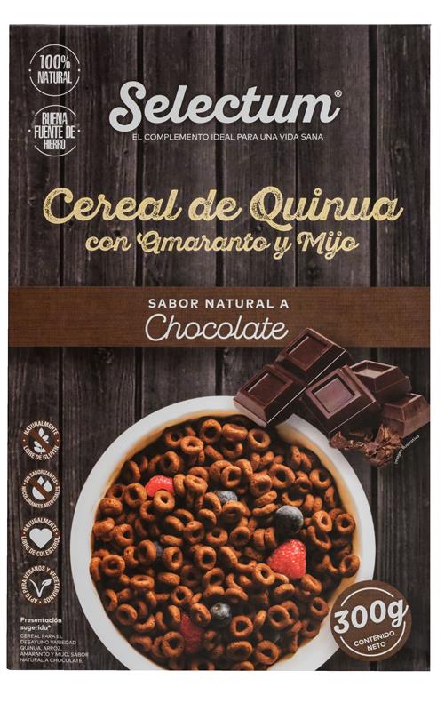 Cereale de Quinoa cu Amarant si Mei cu Aroma de Ciocolata 300 grame Perfect Foods