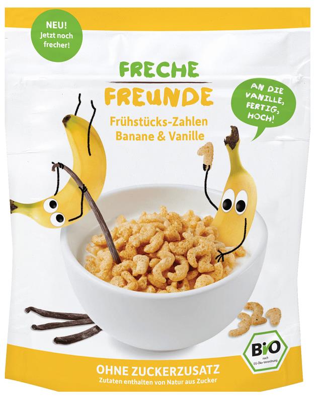 Cereale pentru Mic Dejun cu Banane si Vanilie Bio 125gr Erdbar