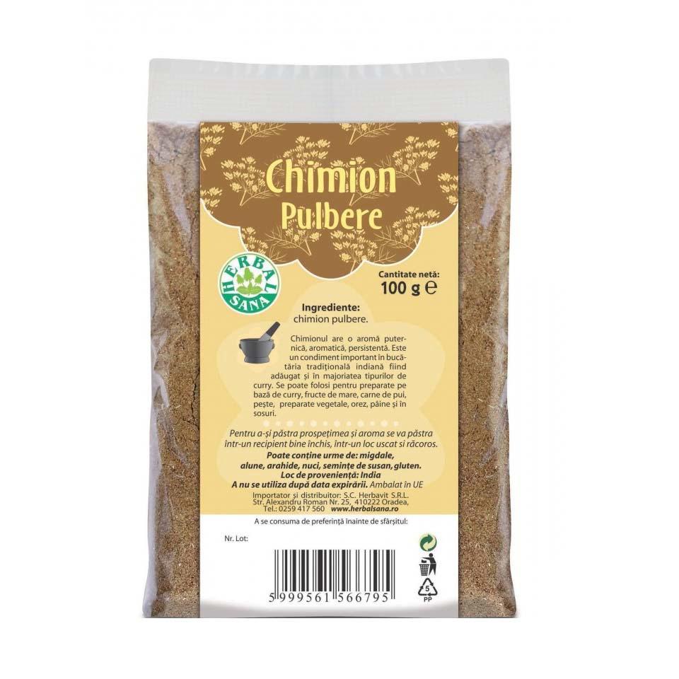 Chimion Pulbere 100 grame Herbal Herbavit