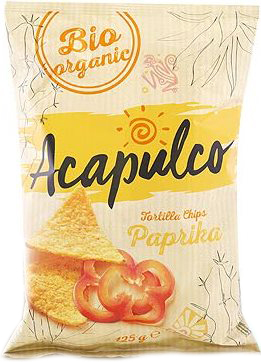 Chips cu Boia Tortilla Bio Acapulco 125gr