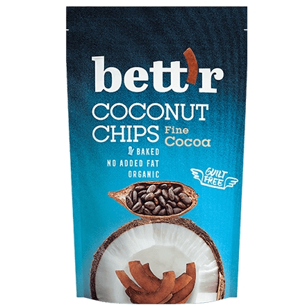 Chips de Cocos cu Cacao Bio 70gr Bettr
