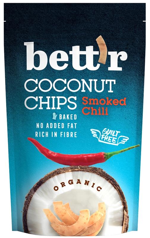 Chips de Cocos cu Chilli Bio 70gr Bettr