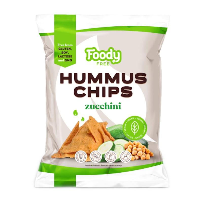 Chips Hummus cu Dovlecel 50 grame Foody Free
