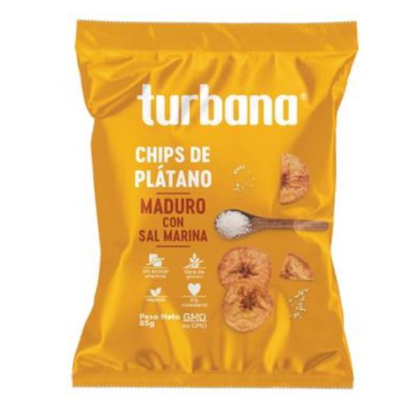 Chips Plantan Copt cu Sare Marina 85 grame Turbana