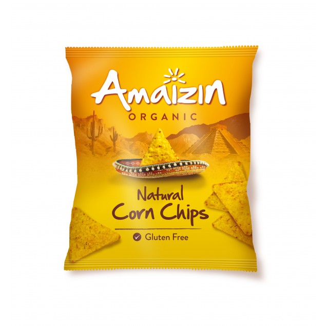 Chips Porumb Natur Bio Amaizin 150gr