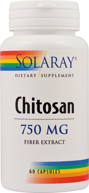 Chitosan 750mg Solaray Secom 60cps