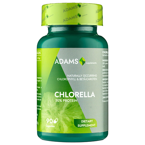 Chlorella 300 miligrame 90 capsule Adams Vision