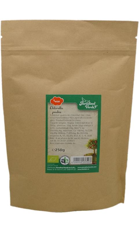 Chlorella Pulbere Eco Paradisul Verde 250gr