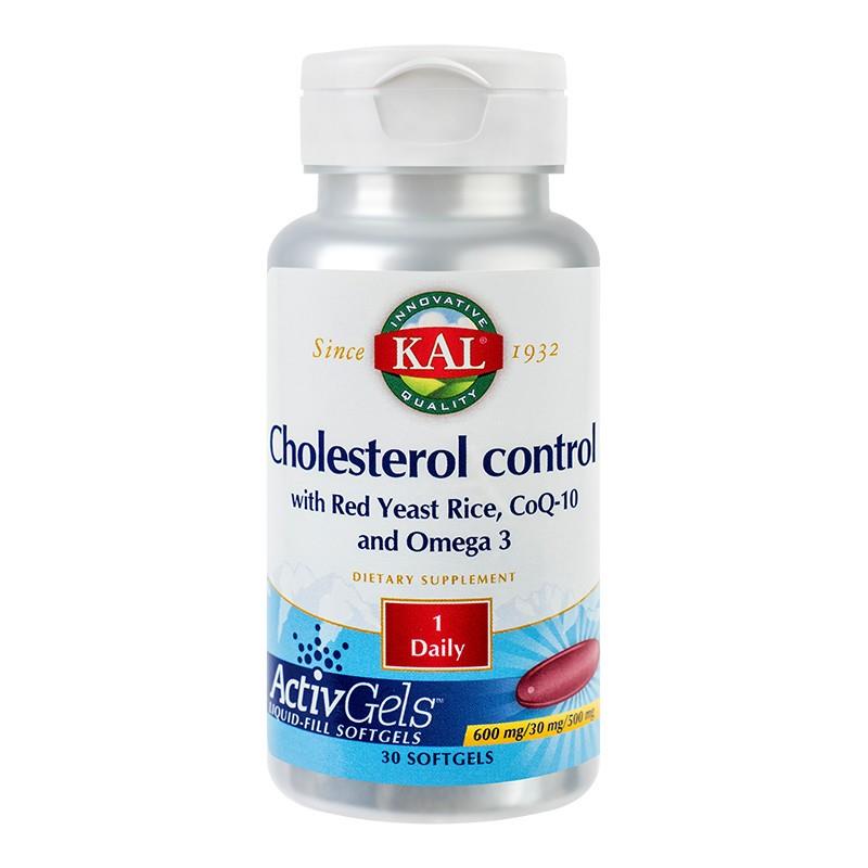 Cholesterol Control with Red Yeast Rice CoQ-10 Kal 30cps Secom